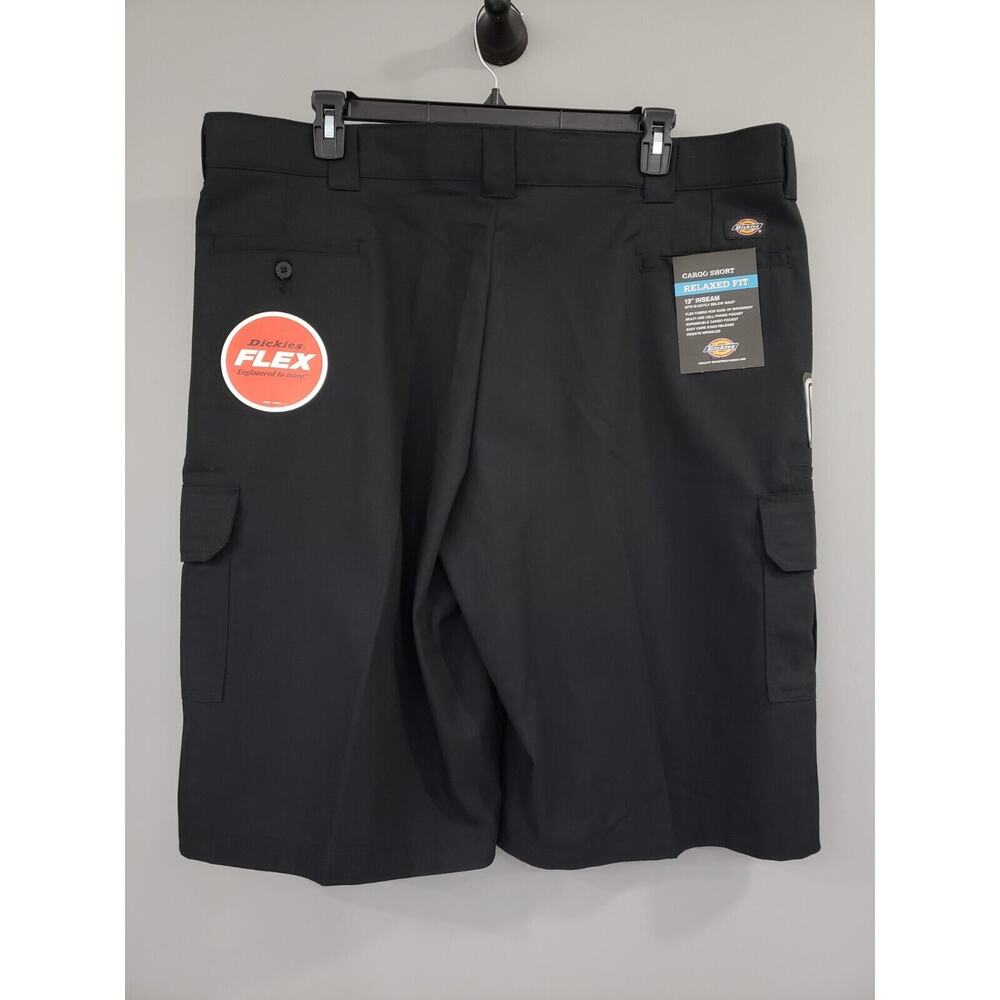 NEW‎ Men's Cargo Relaxed Fit BLACK Work Shorts 13" Inseam - Size 42